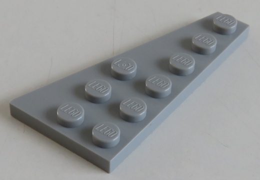 LEGO - Platte / Plate 6 x 3 links (4 Stück), hell blaugrau # 54384