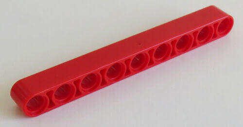 LEGO Technic - Liftarm 1 x 9 dick (4 Stück), rot # 40490