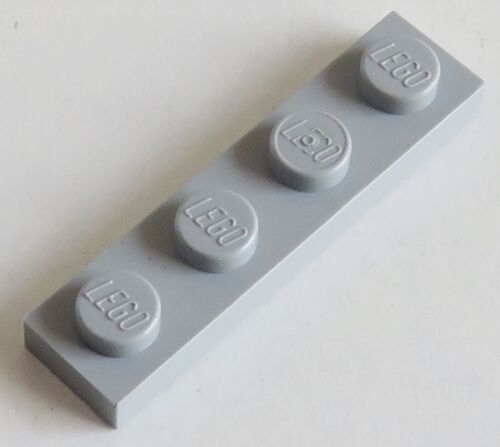 LEGO - Platte / Plate 1 x 4 (15 Stück), hell blaugrau # 3710