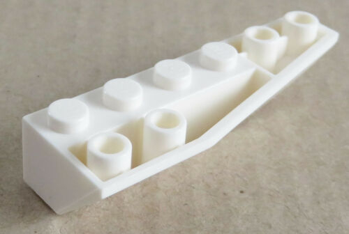 LEGO-Ecke / Wedge 6 x 2 rechts, invers / negativ, (2 Stück), weiß # 41764