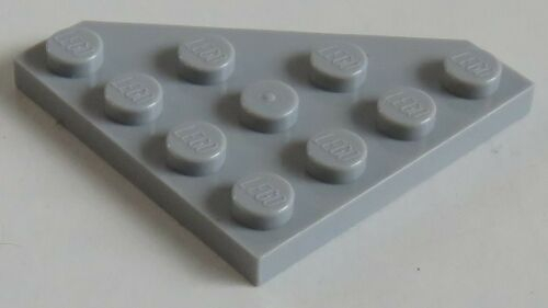 LEGO - Platte / Plate, Ecke 4 x 4 cut corner (2 Stück), hell blaugrau # 30503