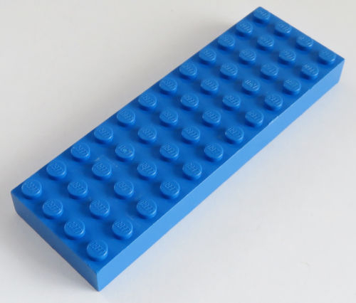 LEGO - Stein / Brick 4 x 12, blau # 4202