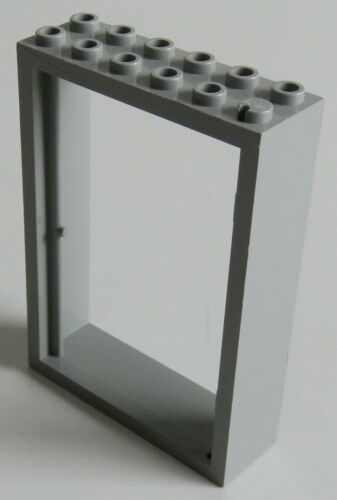 LEGO - Rahmen / Frame Türrahmen 2 x 6 x 7, hellgrau # 4071
