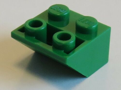 LEGO - Dachstein / Slope 45 2 x 2 invers / negativ (10 Stück), grün # 3660