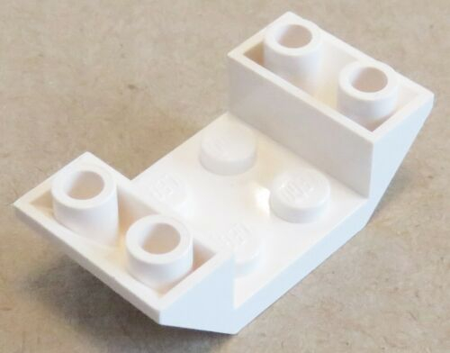 LEGO - Dachstein / Slope invers 45 4 x 2 doppelt (4 Stück), weiß # 4871