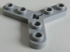 LEGO Technic - Platte / Plate / Rotor 3-armig (2 Stück), hell blaugrau # 32125