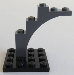 LEGO - Bogen / Arch 1 x 5 x 4 (2 Stück), dunkel blaugrau # 2339