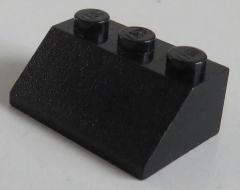 LEGO - Dachstein / Slope 45 2 x 3 (2 Stück), schwarz # 3038