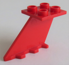 LEGO - Heck, Leitwerk / Tail 4 x 2 x 2 (2 Stück), rot # 3479
