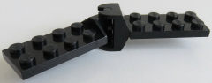 LEGO - Gelenk Platte / Hinge Plate / Scharnier 2 x 4 (2 Paar), schwarz # 3640c01