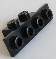 LEGO - Halter / Bracket 1 x 2 - 1 x 4 (6 Stück), schwarz # 2436