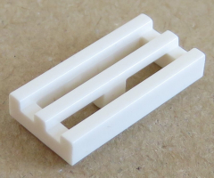 LEGO - Fliese / Tile - Grill / Gitter 1 x 2 (10 Stück) , weiß # 2412b
