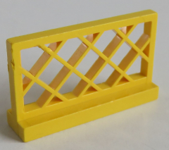 LEGO - Zaun / Fence 1 x 4 x 2 (2 Stück), gelb # 3185