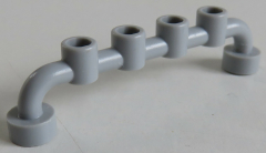 LEGO Stab / Bar 1 x 6 mit geschl. Noppen (4 Stück), Absperrung, hell blaugrau # 6140