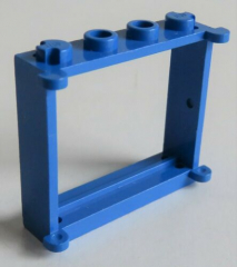 LEGO - Rahmen / Frame Fensterrahmen 1 x 4 x 3 (2 Stück), blau # 3853