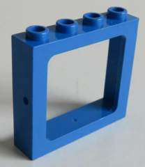 LEGO - Rahmen / Frame Fensterrahmen 1 x 4 x 3 Zug, blau # 4033