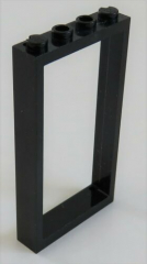 LEGO - Rahmen / Frame - Türrahmen 1 x 4 x 6, schwarz # 60596
