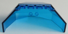 LEGO - Windschutzscheibe 8 x 3 1/2 x 4 1/6 achteckig, transp dunkelblau # 6084