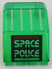 LEGO - Windschutzscheibe / Windscreen 4 x 4 x 4 1/3, Space Police  # 2483pb01