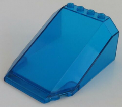 LEGO - Windschutzscheibe / Windscreen 8 x 6 x 3, transparent dunkelblau # 551