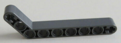 LEGO Technic - Liftarm 1 x 9 gebogen (7 - 3) dick (4 St.), dkl. blaugrau # 32271