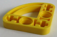 LEGO Technic - 2 x Liftarm 3 x 3 L - Form mit Viertel Elipse, dünn, gelb # 32249