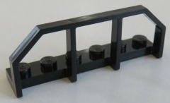 LEGO Zug / Train - Wagon - Ende / Geländer 1 x 6 (2 Stück), schwarz # 6583