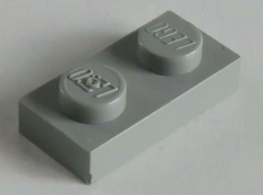 LEGO - Platte / Plate 1 x 2 (15 Stück), hellgrau # 3023