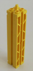LEGO - Stütze / Support 2 x 2 x 8 mit Schlitz und Gitter, gelb # 30646a