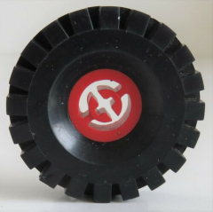 LEGO Technic - Reifen / Tire 17 x 43 mit Felge, rot # 3482c03