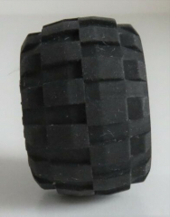 LEGO Technic- Reifen / Tire 43.2 x 28 klein mit Felge, dunkel blaugrau # 6580c01