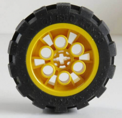 LEGO Technic - Rad 20 x 30 mm mittel mit Felge, gelb, # 6582c01