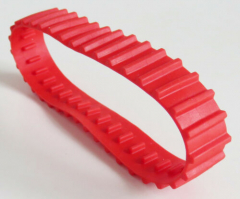 LEGO Technic - Raupen, Bagger Gummikette (36 Stollen), rot # x1681