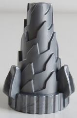 LEGO Kegel / Cone - Spiralbohrer, Bohrer , silber matt # 64713