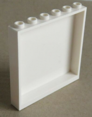 LEGO - Paneel 1 x 6 x 5, weiß # 59349