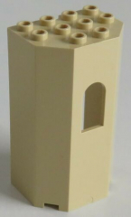 LEGO - Paneel / Wall / Burg-, Turmwand 3 x 4 x 6, beige # 30246