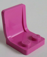 LEGO Minifig Utensil - Sitz / Sessel / Stuhl / Seat 2 x 2, dunkel rosa # 4079
