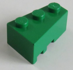 LEGO - Ecke / Wedge 3 x 2 rechts (2 Stück), grün # 6564