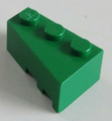 LEGO - Ecke / Wedge 3 x 2 links (2 Stück), grün # 6565
