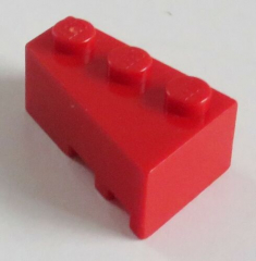 LEGO - Ecke / Wedge 3 x 2 links (2 Stück), rot # 6565