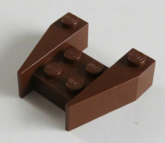 LEGO - Ecke / Wedge 3 x 4 (2 Stück), braun # 2399
