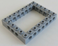 LEGO Technic - Stein / Brick 6 x 8 mit offener Mitte, hell blaugrau # 40345