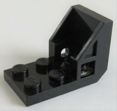 LEGO - Halter / Bracket (Space Seat) 2 x 2 - 2 x 2 (2 Stück), schwarz # 4598