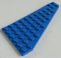 LEGO - Flügel - Platte / Wedge, Plate 7 x 12 links, blau # 3586