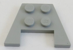 LEGO - Flügel - Platte / Wedge, Plate 3 x 4 (4 Stück), hellgrau # 4859