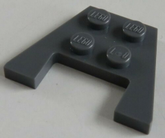 LEGO - Flügel - Platte / Wedge, Plate 3 x 4 (4 Stück), dunkel blaugrau # 48183