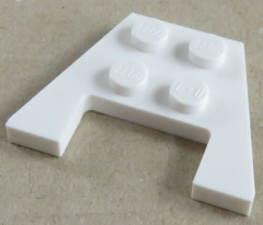 LEGO - Flügel - Platte / Wedge, Plate 3 x 4 (2 Stück), weiß # 48183