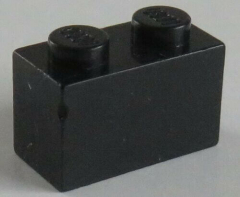 LEGO - Stein / Brick 1 x 2 (14 Stück), schwarz # 3004