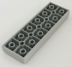 LEGO - Stein / Brick 4 x 12, hellgrau # 4202