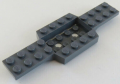 LEGO - Fahrgestell / Vehicle Base 4 x 12 x 3/4 (2 Stück) dunkel blaugrau # 52036